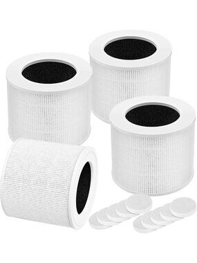 4-Pack Core Mini Replacement Filters for Air Purifiers - Clean Air Solution